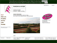 Tablet Screenshot of marohn-haeger.de